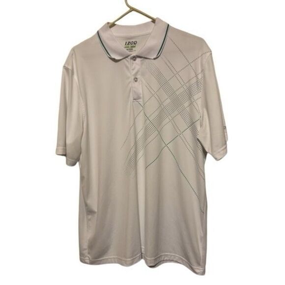 Izod Performance Golf Size XL White Polo Shirt - Picture 1 of 5